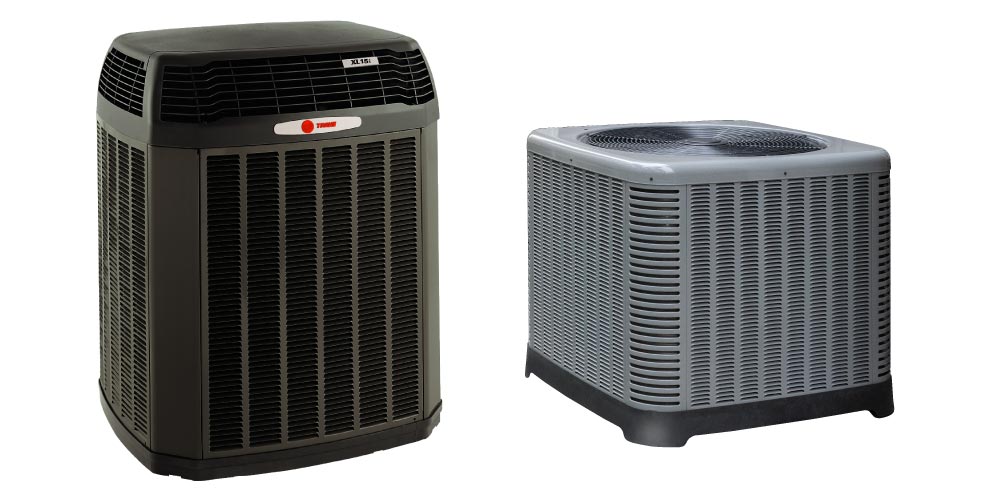 Two air conditioning units
